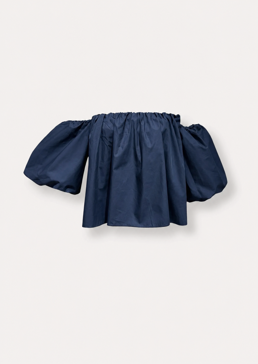 Marine Off-shoulder Top