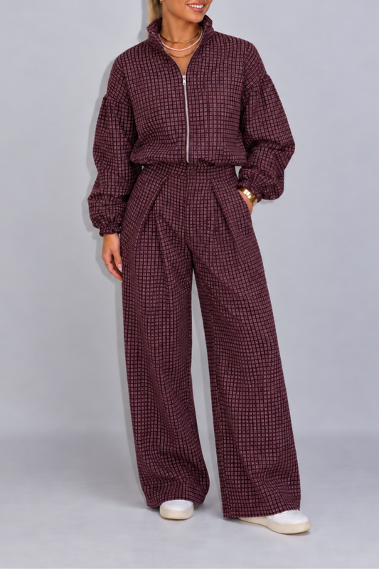 Mila Pants Bordeaux Tall