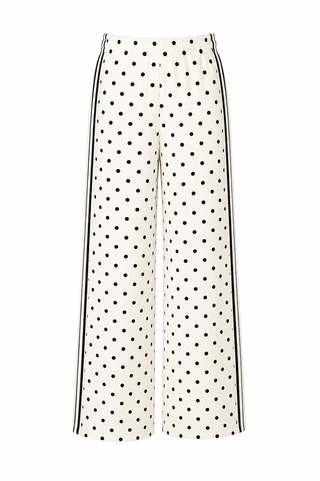 Polka Dot Wide Leg Broek