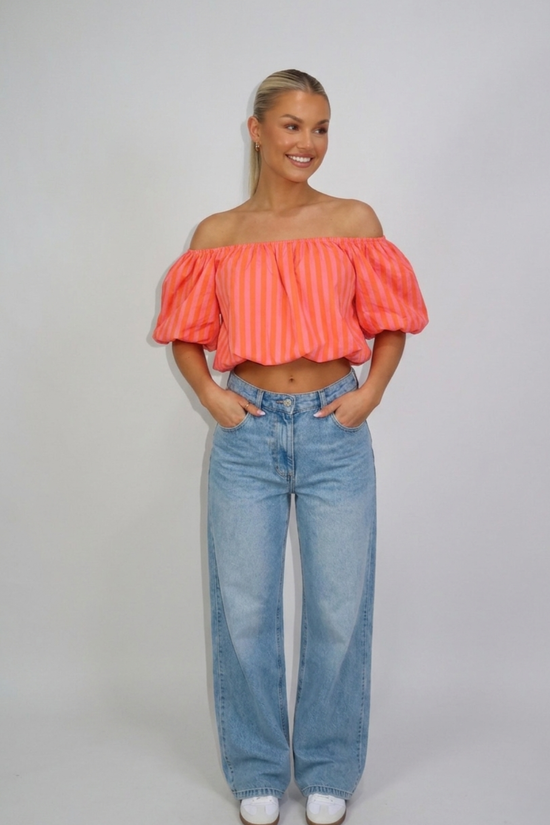 Sunset Stripe Top