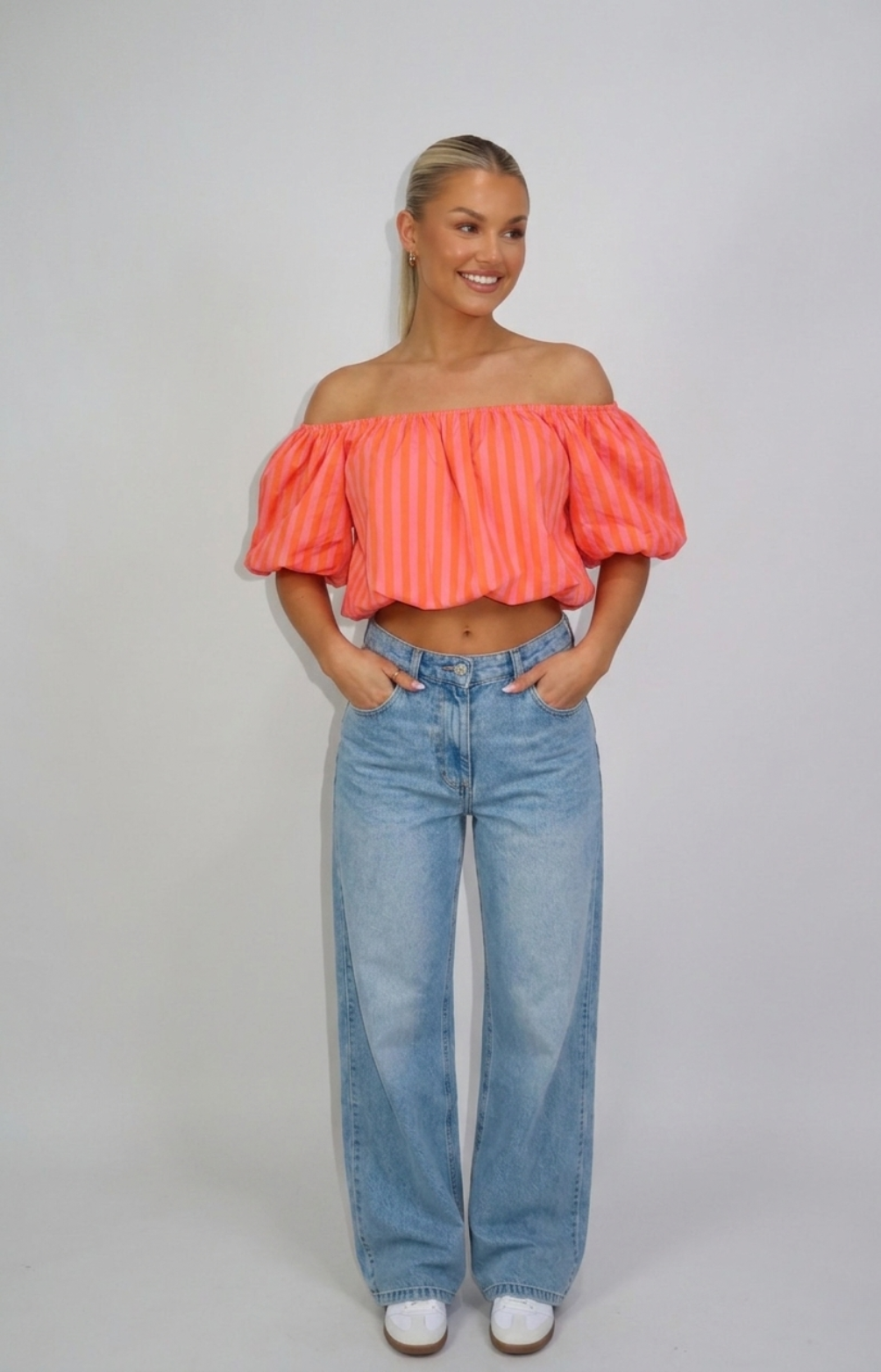 Sunset Stripe Top