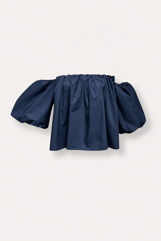 Marine Off-shoulder Top