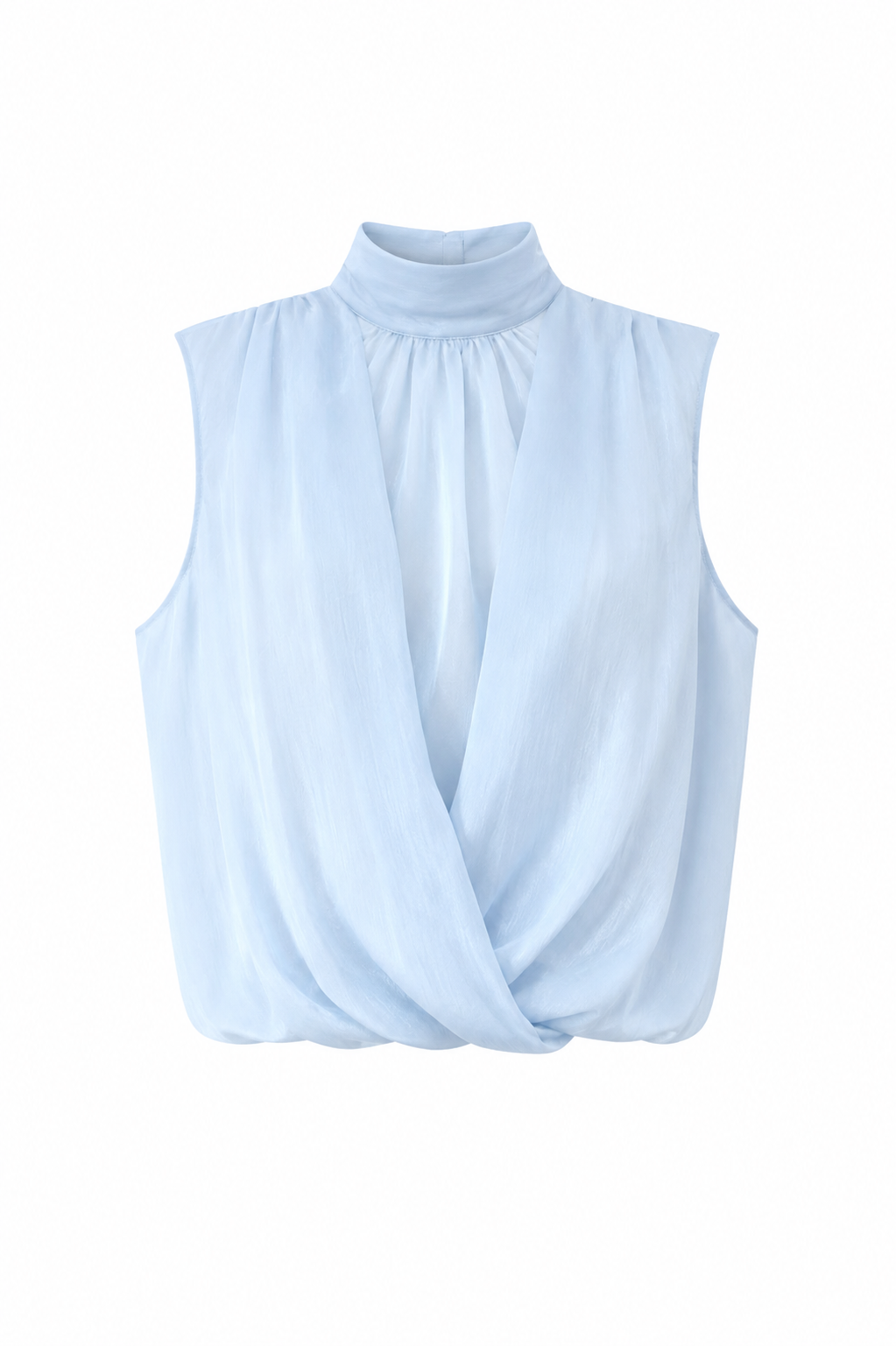 Celeste baby blue top