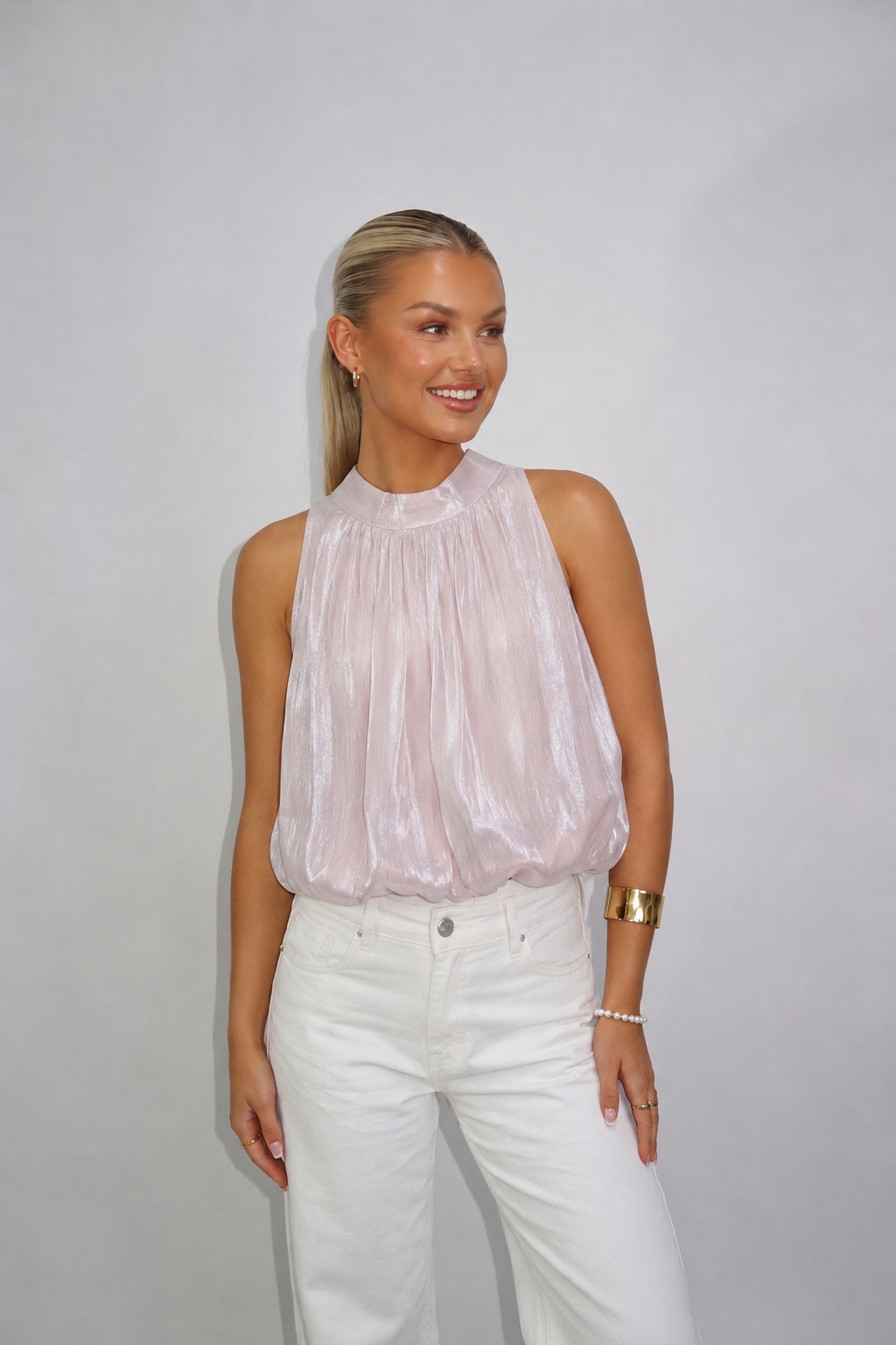 Aurélie Shimmer Top