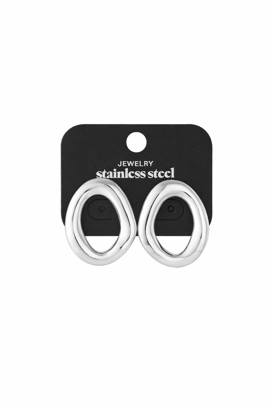 Silver Aura Earrings