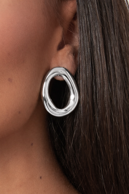 Silver Aura Earrings