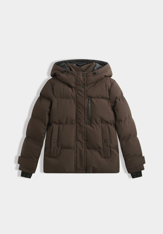 Nova Puffer Jacket Brown