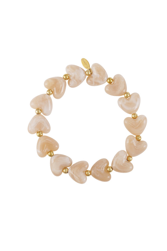 Lola Heart Bracelet – Khaki