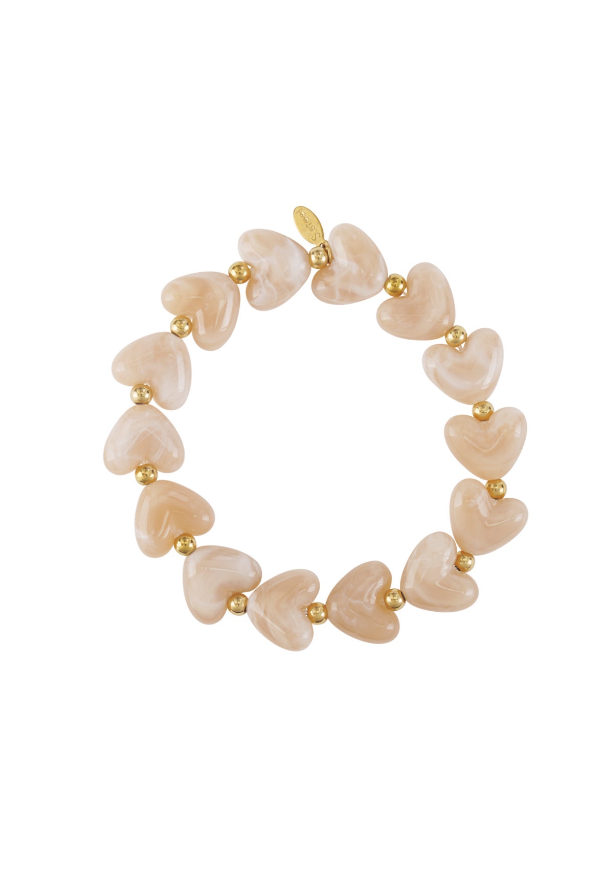 Lola Heart Bracelet – Khaki