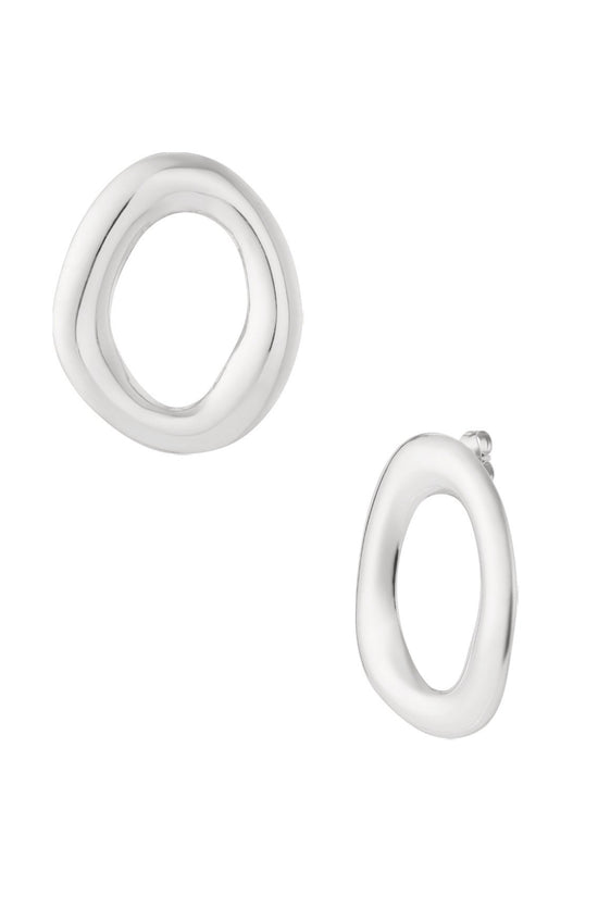Silver Aura Earrings