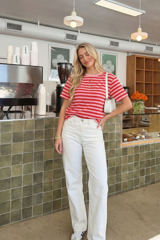 Strawberry Stripe Tee