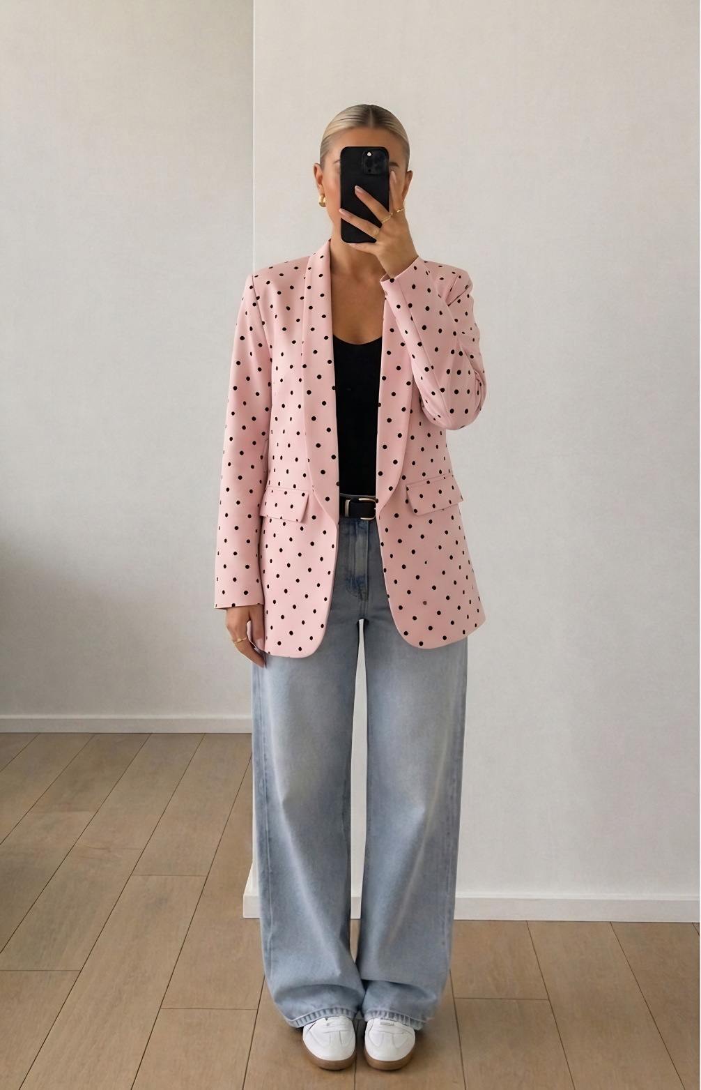 Pink Polka Blazer