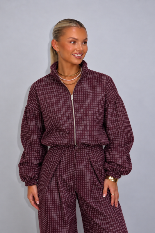 Mila Jacket Bordeaux