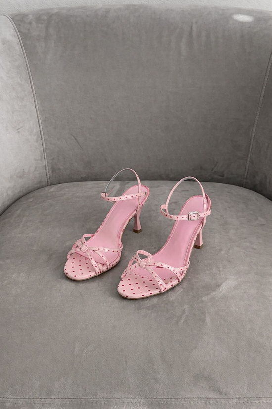 Rosy Dot Heels