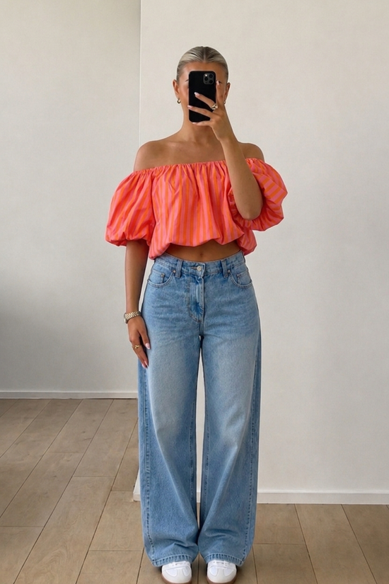 Sunset Stripe Top