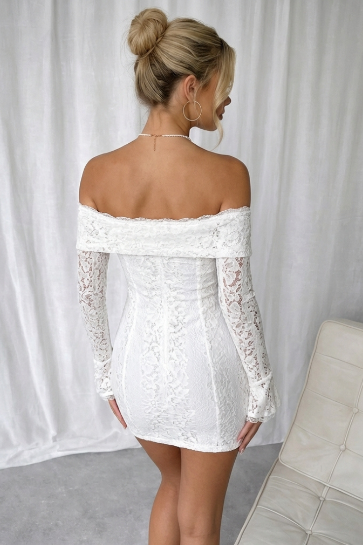 White Evi dress