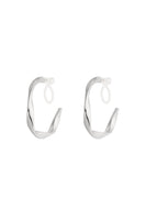 Silver Ease Clip Earrings