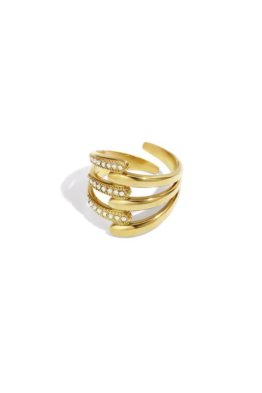 Golden Glow Ring - Verstelbaar