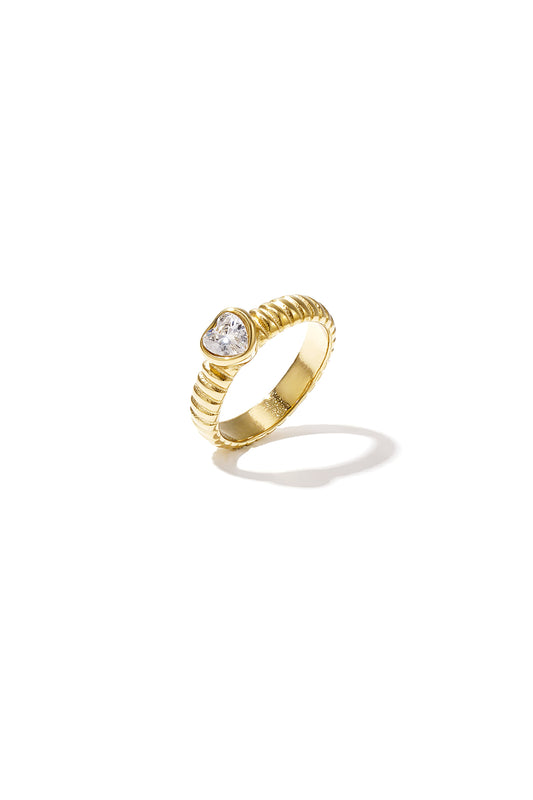 Luna Heart Ring
